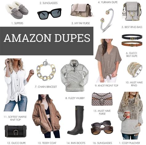 Fashionable Clothing Dupes 